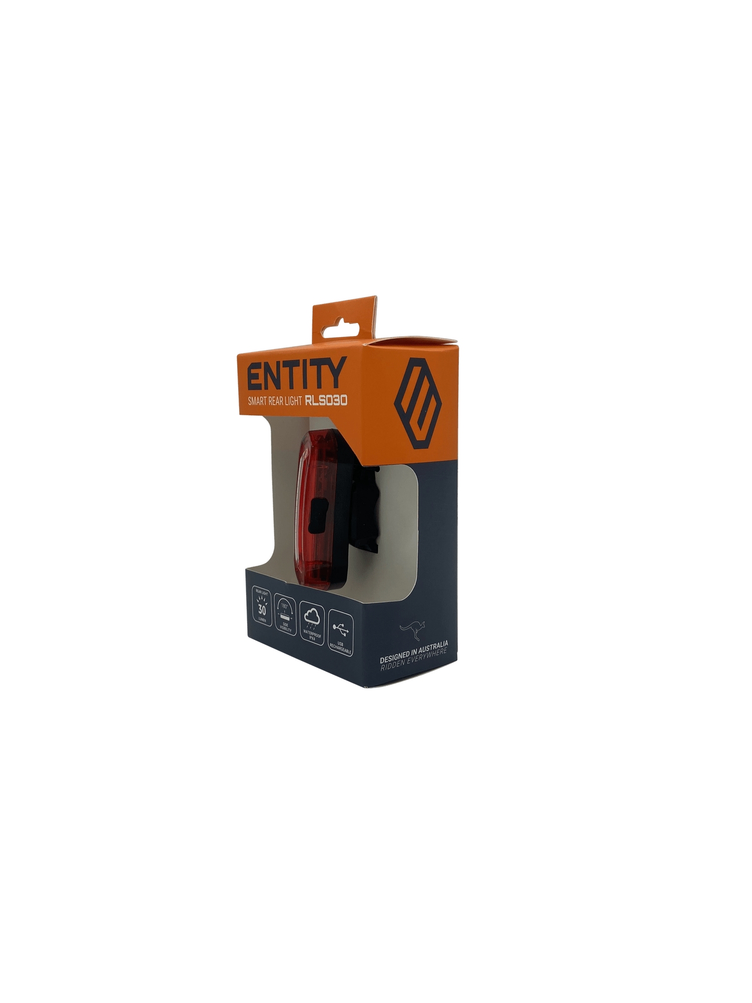 Entity RLS030 30 Lumens Smart Rear Bicycle Light - USB Rechargable