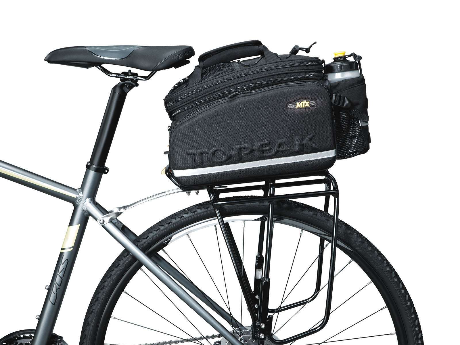 Topeak MTX Bicycle Trunk Bag DX With Rigid Molded Panels - 12.3L